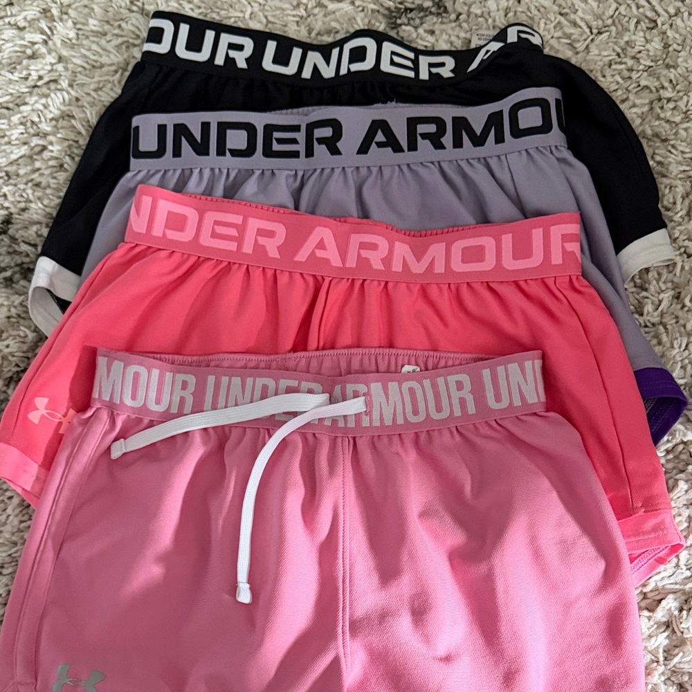 Under Armour Women’s Athletic Shorts - Pink, Hot Pink, Gray, Black